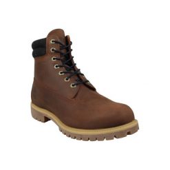 Timberland 6 Inch Boot a1qzj 43 Brązowe. Pomarańczowe buty trekkingowe męskie marki Timberland, ze skóry. W wyprzedaży za 699,99 zł.