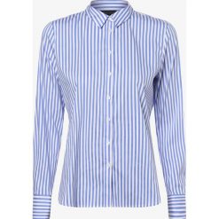 Marie Lund - Bluzka damska, niebieski. Niebieskie bluzki damskie Marie Lund, w paski, z materiału, klasyczne, z klasycznym kołnierzykiem, bez rękawów. Za 249,95 zł.