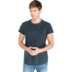 G-Star RAW Shelo Koszulka Niebieski Szary. Szare podkoszulki męskie G-Star RAW, s, bez wzorów, z bawełny, retro, bez kołnierzyka, krótkie. Za 171,95 zł.