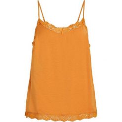 VILA Cava Lace Tank damski Single t-Noos Gold en Dąb (rozmiar S). Koszulki damskie Vila, s, bez wzorów, bez kołnierzyka, bez rękawów. W wyprzedaży za 82,00 zł.