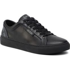 Sneakersy GUESS - FM8LUI LEA12 BLACK. Czarne półbuty damskie Guess, bez zapięcia. Za 459,00 zł.