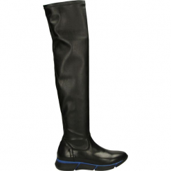 Kozaki - V080 NER-BLU. Czarne buty zimowe damskie Venezia, ze skóry. Za 149,00 zł.