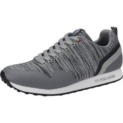Sneakersy "Luis" w kolorze szarym. Szare trampki męskie U.S. Polo Shoes, bez wzorów, na sznurówki. W wyprzedaży za 249,95 zł.