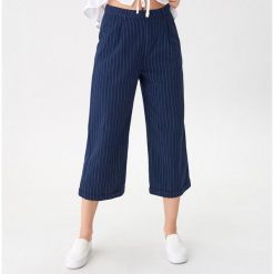 Spodnie culotte - Granatowy. Niebieskie spodnie damskie House, s. Za 79,99 zł.