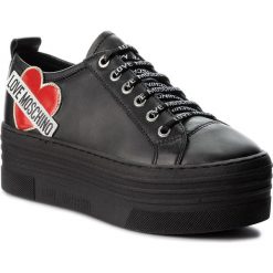 Sneakersy damskie: Sneakersy LOVE MOSCHINO – JA15056G16IB0000 Nero