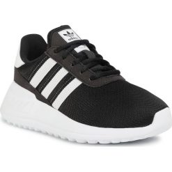 Buty adidas - La Trainer Lite C FW5842 Cblack/Ftwwht/Cblack. Czarne półbuty dziewczęce Adidas, na sznurówki. Za 179,00 zł.
