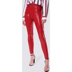 Czerwone Legginsy Brood Over. Czerwone legginsy damskie Born2be, s, bez wzorów. Za 69,99 zł.