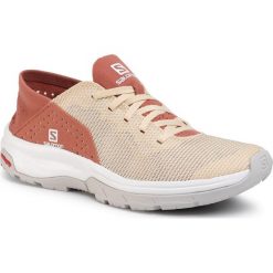 Półbuty SALOMON - Tech Lite W 412274 Bleached Sand/Cedar Wood/Lunar Rock. Brązowe półbuty damskie Salomon, na co dzień, bez wzorów, z tworzywa sztucznego, rockowe, bez obcasa, na płaskiej podeszwie, bez zapięcia. Za 349,00 zł.