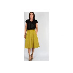 Spódnica rozkloszowana XS-3XL. Żółte spódniczki damskie Collibri, s, z dzianiny, rozkloszowane. Za 159,00 zł.