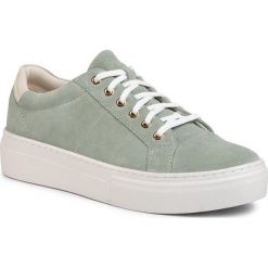 Sneakersy VAGABOND - Zoe Platfo 4927-540-66 Dusty Mint. Zielone półbuty damskie Vagabond, na co dzień, bez wzorów, ze skóry, bez obcasa, na płaskiej podeszwie, bez zapięcia. W wyprzedaży za 249,00 zł.