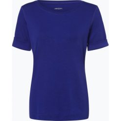 Marc Cain Sports - T-shirt damski, niebieski. Niebieskie t-shirty damskie marki Marc Cain Sports, z dżerseju, z klasycznym kołnierzykiem. Za 299,95 zł.