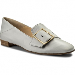 Lordsy HÖGL - 5-101520 Lightgre 6700. Szare lordsy damskie marki HÖGL, ze skóry. W wyprzedaży za 349,00 zł.