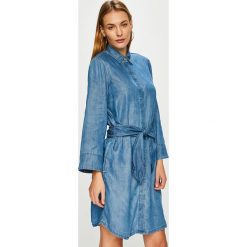 Tommy Hilfiger - Sukienka. Niebieskie sukienki mini TOMMY HILFIGER, na co dzień, z lyocellu, casualowe. Za 649,90 zł.