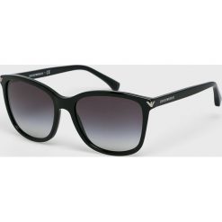 Emporio Armani - Okulary. Czarne okulary przeciwsłoneczne damskie Emporio Armani. W wyprzedaży za 399,90 zł.