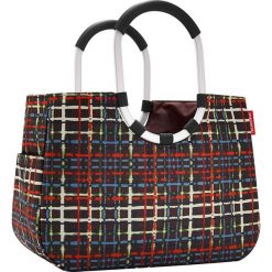 Torba z kolorowym wzorem na zakupy - 46 x 24,5 x 25 cm. Brązowe torebki klasyczne damskie Reisenthel, w kolorowe wzory, z tkaniny. W wyprzedaży za 84,95 zł.