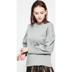 Vero Moda - Bluza. Szare bluzy damskie Vero Moda, s, bez wzorów, z bawełny, bez rękawów, bez kaptura. W wyprzedaży za 34,90 zł.
