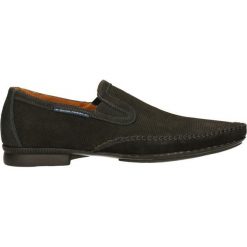 Mokasyny ILARIO. Szare mokasyny męskie Gino Rossi, ze skóry, eleganckie. Za 249,90 zł.