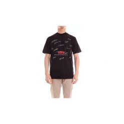 T-shirty z krótkim rękawem Napapijri N0YI9D. Czarne t-shirty męskie Napapijri, m, bez wzorów, bez kołnierzyka, krótkie. Za 265,07 zł.