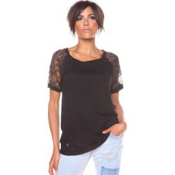 T-shirty damskie: Koszulka „Mirna” w kolorze czarnym