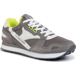 Sneakersy U.S. POLO ASSN. - Justin FLASH4117S0/YM1 Mdgr. Szare sneakersy męskie U.S. Polo Assn., na co dzień, bez wzorów, ze skóry, klasyczne, bez zapięcia. W wyprzedaży za 299,00 zł.