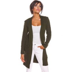 Kardigany damskie: Kardigan "Gwen" w kolorze khaki