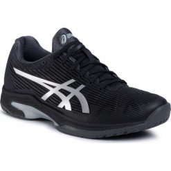Buty ASICS - Solution Speed Ff 1041A003 Black/Silver 001. Czarne buty sportowe męskie Asics, z tworzywa sztucznego, bez zapięcia, tenisowe. W wyprzedaży za 489,00 zł.