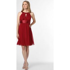 Marie Lund - Sukienka damska, czerwony. Czerwone sukienki damskie Marie Lund, bez wzorów, z satyny, eleganckie, bez kołnierzyka, bez rękawów. Za 349,95 zł.