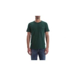 T-shirty z krótkim rękawem Wool co WO 2241. Zielone t-shirty męskie Wool co, xl, bez wzorów, bez kołnierzyka, krótkie. Za 175,31 zł.