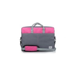 Torby na laptopa: Torba na laptopa 17,3" dokumenty Ben Wild szary/różowy