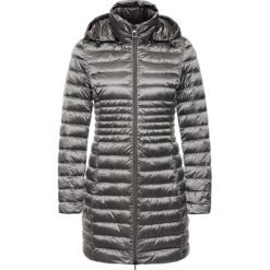 Kurtka puchowa Geox W9425C T2566 F1055. Szare kurtki damskie Geox, bez wzorów, z puchu, bez kaptura. W wyprzedaży za 469,00 zł.