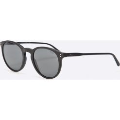 Polo Ralph Lauren - Okulary PH4110.528487. Czarne okulary przeciwsłoneczne męskie wayfarery marki Polo Ralph Lauren, z materiału, okrągłe. W wyprzedaży za 479,90 zł.