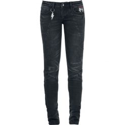Boyfriendy damskie: AC/DC EMP Signature Collection Jeansy damskie czarny