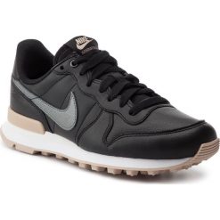 Buty NIKE - Internationalist Prm 828404 019 Black/Mtlc Bomber Gry. Czarne buty sportowe damskie Nike, bez wzorów, ze skóry, sportowe. W wyprzedaży za 309,00 zł.