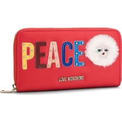 Duży Portfel Damski LOVE MOSCHINO - JC5589PP06KJ0500 Rosso. Czerwone portfele damskie Love Moschino, ze skóry ekologicznej. Za 439,00 zł.