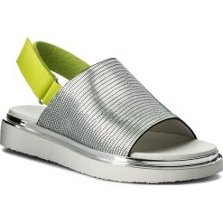 Rzymianki damskie: Sandały UNITED NUDE - Terra 1030314146 Silver/Neon Lime