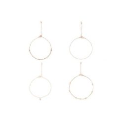 BRANSOLETKA ACCCESSORIES 1W8-001-AW19 Złoty. Żółte bransoletki damskie ACCCESSORIES, złote. Za 19,99 zł.