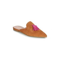 Klapki Pretty Ballerinas ANGELIS. Pomarańczowe klapki damskie marki Pretty Ballerinas, bez wzorów, bez obcasa. Za 699,00 zł.