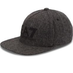 Czapka EA7 EMPORIO ARMANI - 275727 8A895 08749 Carbon Melange. Szare czapki męskie marki EA7 Emporio Armani, z poliesteru. W wyprzedaży za 219,00 zł.