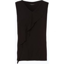 Opus - Damska bluzka bez rękawów – Ferla, czarny. Czarne bluzki damskie Opus, bez wzorów, bez kołnierzyka, bez rękawów. Za 119,95 zł.