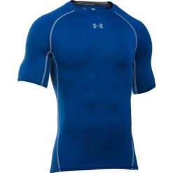 Under Armour HG Armour SS 1257468-400. Niebieskie t-shirty męskie Under Armour, xl, bez wzorów, z poliesteru, bez kołnierzyka. W wyprzedaży za 99,99 zł.
