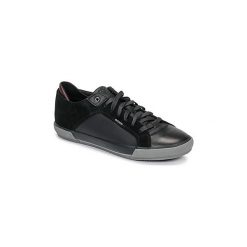 Buty Geox U KAVEN. Czarne trampki męskie Geox, bez wzorów, bez zapięcia. Za 399,00 zł.
