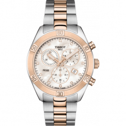 PROMOCJA ZEGAREK TISSOT T-Classic T101.917.22.116.00. Szare zegarki damskie TISSOT, złote. W wyprzedaży za 2420,00 zł.