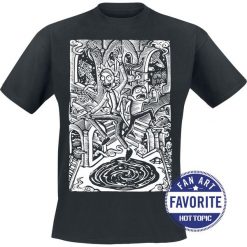 Rick And Morty Portal Problems T-Shirt czarny. Czarne t-shirty męskie marki Caliban, s. Za 79,90 zł.