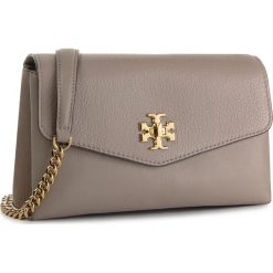 Torebka TORY BURCH - Kira Mixed 55346 Gray Heron 082. Szare torebki klasyczne damskie Tory Burch, bez wzorów, ze skóry, wizytowe, bez dodatków. Za 1439,00 zł.
