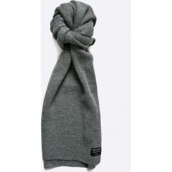 Jack & Jones - Szalik. Szare szaliki męskie Jack & Jones, z dzianiny. W wyprzedaży za 49,90 zł.