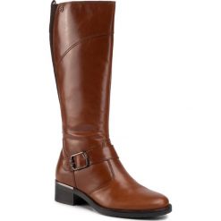 Kozaki TAMARIS - 1-25553-23 Cuoio 455. Pomarańczowe kozaki damskie Tamaris, ze skóry. W wyprzedaży za 379,00 zł.