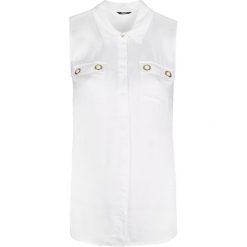 Guess Koszula "Michaela". Koszulki damskie Guess, z aplikacjami, z tkaniny, polo, bez rękawów. Za 129,00 zł.