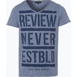 T-shirty męskie: Review – T-shirt męski, niebieski