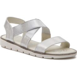 Sandały NELLI BLU CM336-18. Niebieskie sandały dziewczęce Nelli Blu, ze skóry ekologicznej, bez zapięcia. Za 59,99 zł.