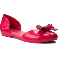 Półbuty MELISSA - Angel Ad 31859 Dark Pink 01148. Czerwone półbuty damskie Melissa, z tworzywa sztucznego, na płaskiej podeszwie. W wyprzedaży za 189,00 zł.
